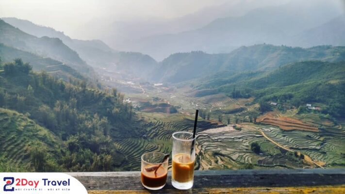 Không gian thưởng thức đồ uống cực chill tại Sapa