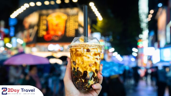 Trà sữa trân châu có lẽ là món thu hút được nhiều sự chú ý nhất trong lễ hội ẩm thực Đài Loan