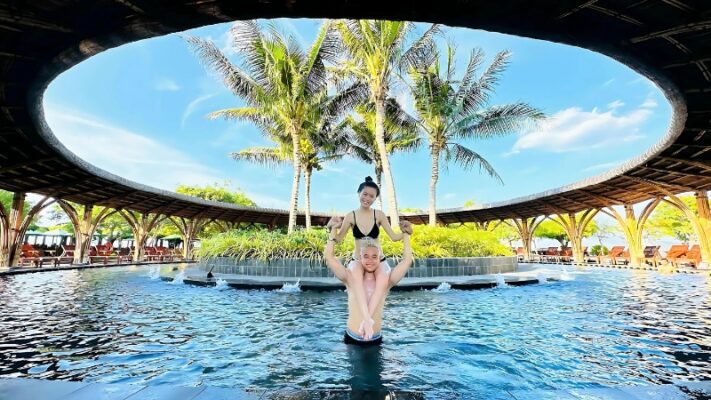 Thỏa sức check-in tạo dáng cùng hồ bơi vô cực tại đảo Hòn Tằm – Nha Trang