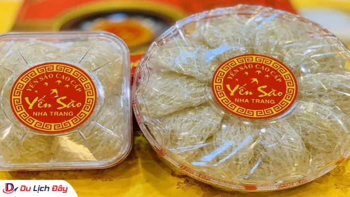 Hộp yến sào Khánh Hòa tinh chế cao cấp, một đặc sản Nha Trang thượng hạng