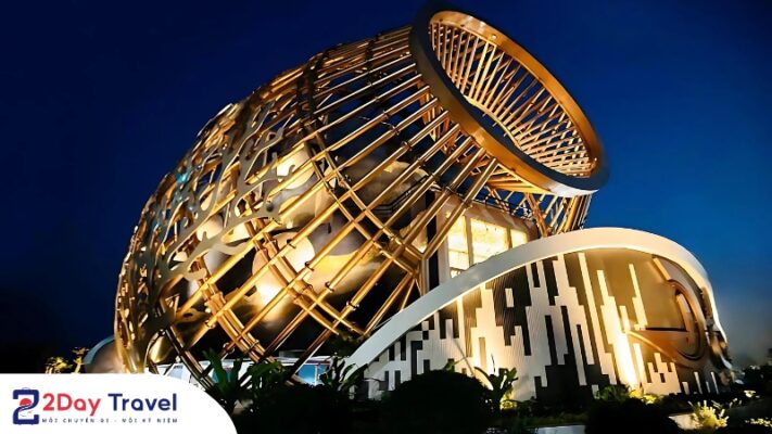 Phong cách kiến trúc độc đáo được lấy từ cảm hứng từ chiếc “đó”