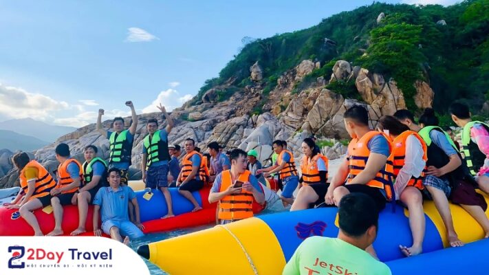 Nhiều trò chơi thú vị được thiết kế vào chương trình teambuilding tại Nha Trang