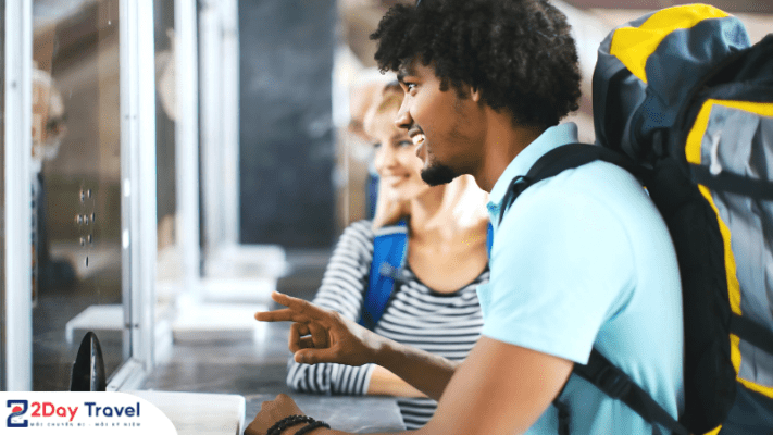 Quầy bán vé tại Ga Tàu