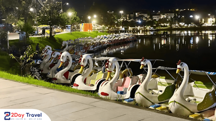 Dừng hoạt động đạp vịt - Đà Lạt