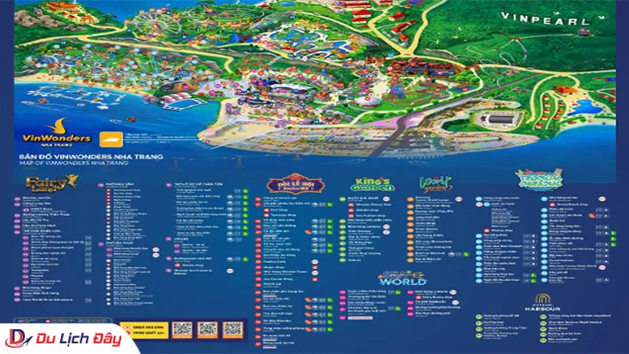 Bản đồ khám phá Vinwonders Nha Trang