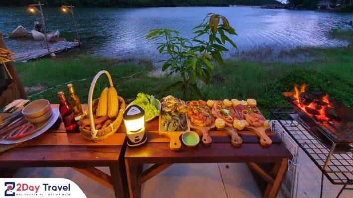 Menu BBQ ngoài trời tại ZCamp Nha Trang