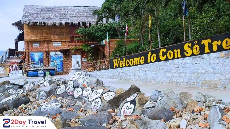 Con Sẻ Tre – điểm đến hoang sơ trong tour 3 đảo Nha Trang trên đảo Hòn Tre