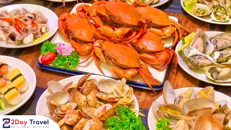 Hải sản đa dạng và tươi sống dành cho tín đồ đam mê ẩm thực
