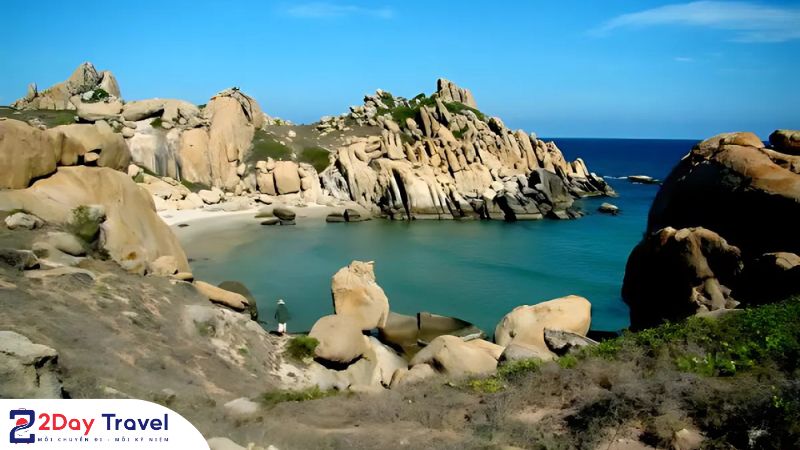 Cảnh thiên nhiên hoang sơ mộc mạc tại Cà Ná