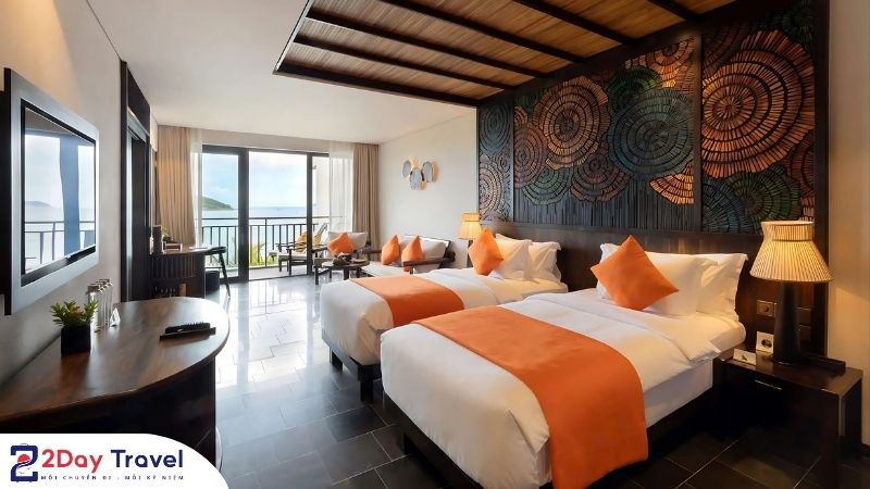 Không gian phòng nghỉ tiện nghi tại Amiana Resort Nha Trang