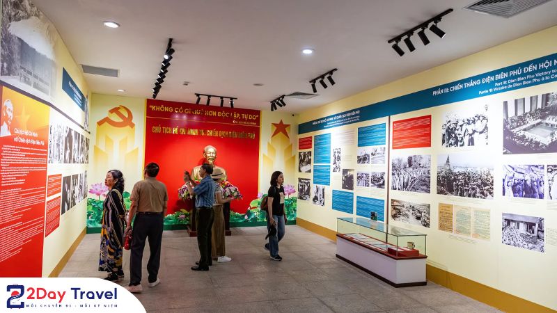 Khám phá các không gian trưng bày tại bảo tàng chiến thắng Điện Biên Phủ