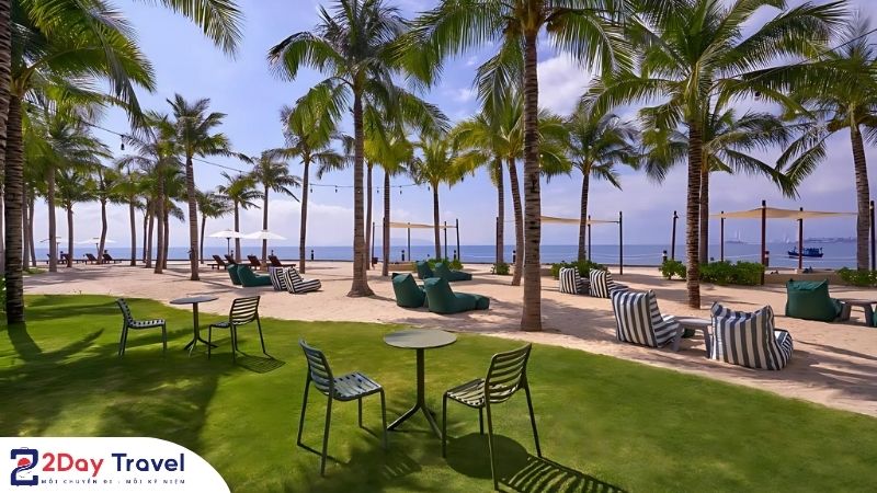 Không gian xanh và view biển tuyệt đẹp tại Boma Resort Nha Trang