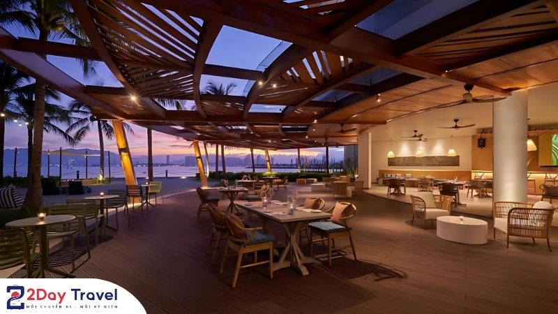 Nhà hàng Boma Beach Club – view biển tuyệt vời