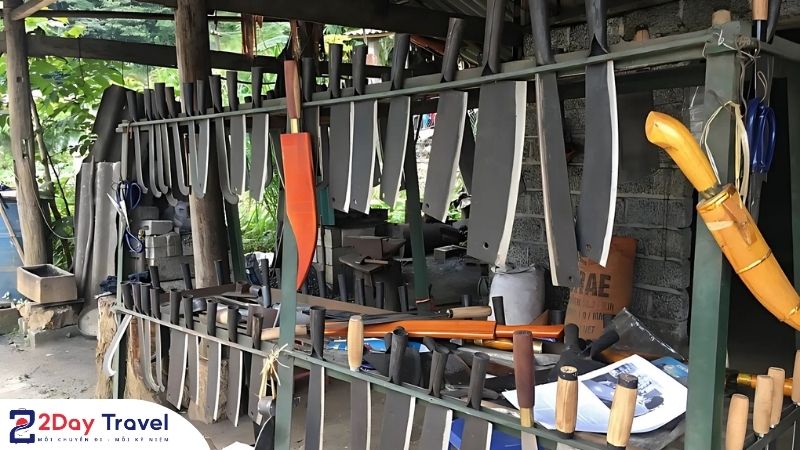 Sản phẩm nổi bật của làng rèn Phúc Sen