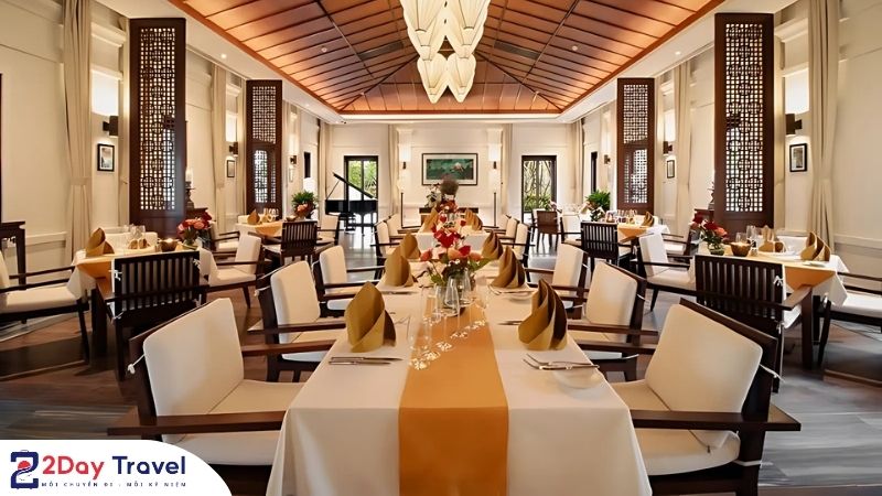 The Colonial: nhà hàng phục vụ ẩm thực Pháp – Âu sang trọng tại The Anam Cam Ranh