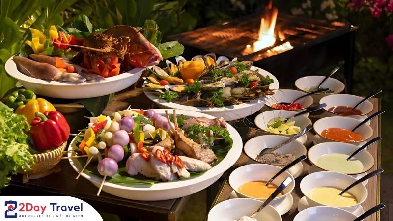 Ẩm thực đa dạng tại Wyndham Garden Cam Ranh
