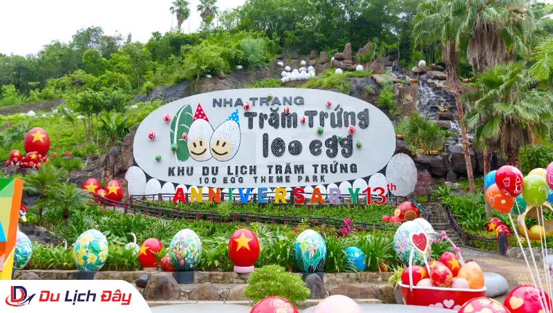 Không gian vui chơi tại Khu du lịch Trăm Trứng trong Tour Đà Lạt - Nha Trang 2N1Đ