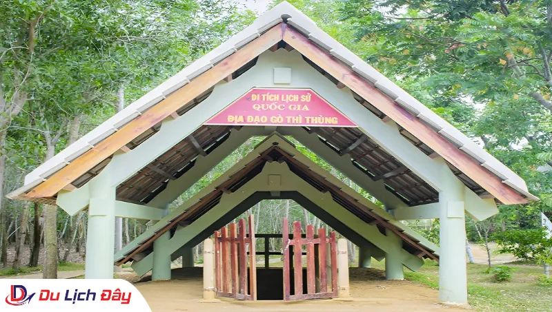 Khám phá di tích lịch sử Địa đạo Gò Thì Thùng trong Tour Nha Trang - Phú Yên 2N1Đ
